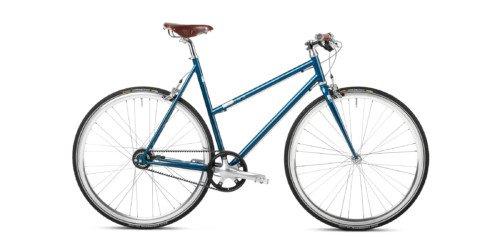 mika amaro, women urban bike, 52cm, solid petrol
