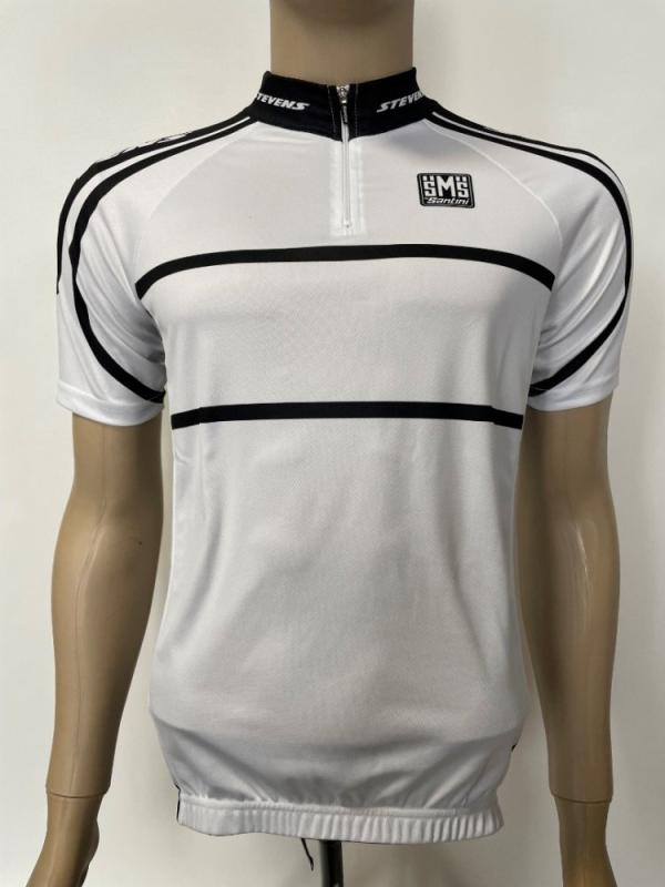 Stevens Maglia Trikot, kurzarm, weiß, Gr.: L