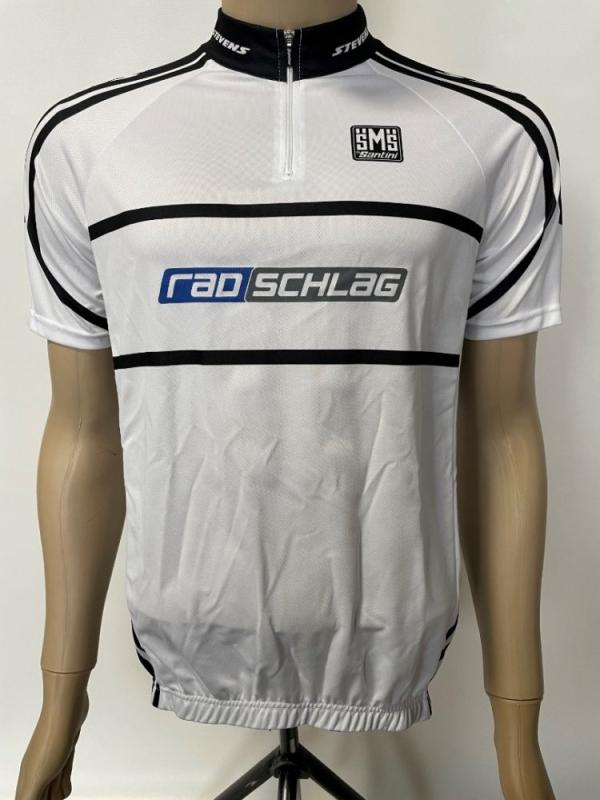 Stevens Maglia "radschlag" Trikot, kurzarm, weiß, Gr.: XL