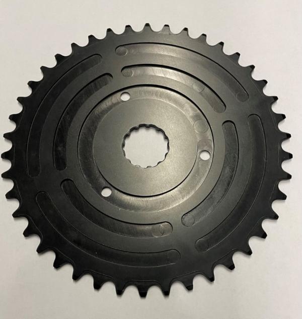 Stronglight Kettenblatt schwarz, 42 Zähne