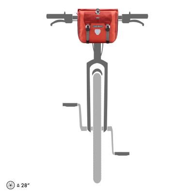 Ortlieb Handlebar-Pack Plus salsa - dark chili Produktbild 5