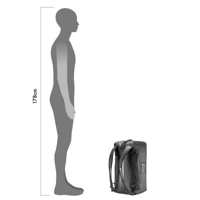 Ortlieb Duffle Metrosphere black embossed Produktbild 5