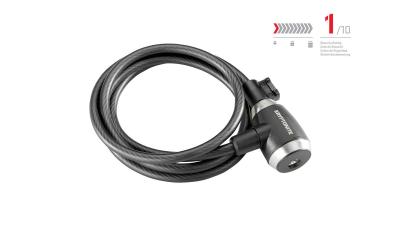 KRYPTONITE Kabelschloss KryptoFlex 815 8 mm schwarz 150 cm Produktbild 1