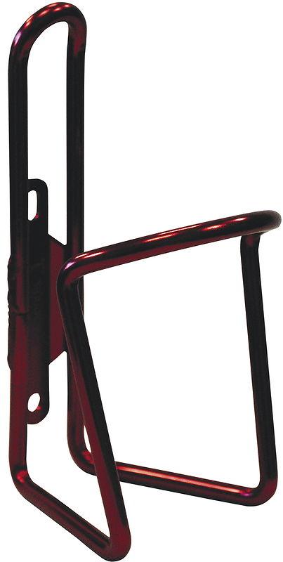 MATRIX Alu Flaschenhalter rot eloxiert Montageverpackung