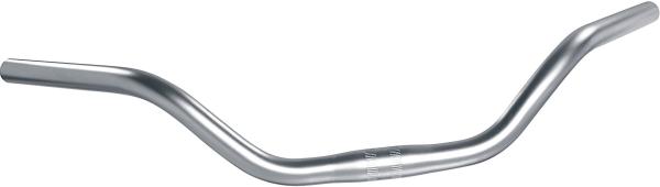 ergotec City-/Trekking Lenkerbügel Cruiser 590 mm Alu-Look 52°/0° 76 mm 25,4 mm