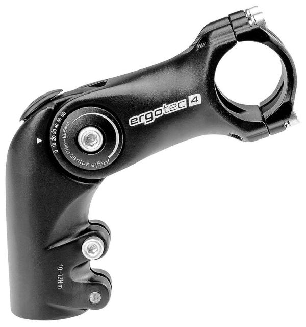 ergotec Ahead-Vorbau Octopus 2 50 90 mm schwarz sand. 31,8 mm 1 1/8" 0- +60°