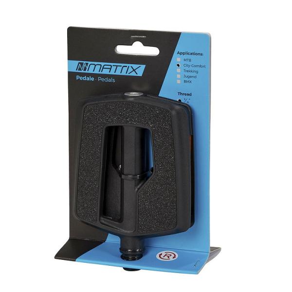 MATRIX Trekking-/Comfort-/City Pedal PE84 Anti Slip schwarz  EVP