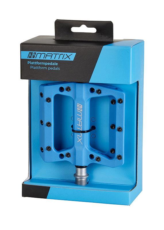 MATRIX Plattformpedal Composite PE76 blau  EVP