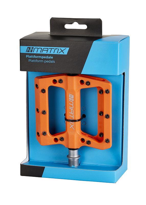 MATRIX Plattformpedal Composite PE76 orange  EVP