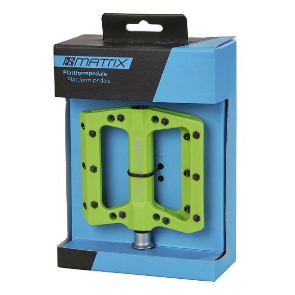 MATRIX Plattformpedal Composite PE76 grün  EVP