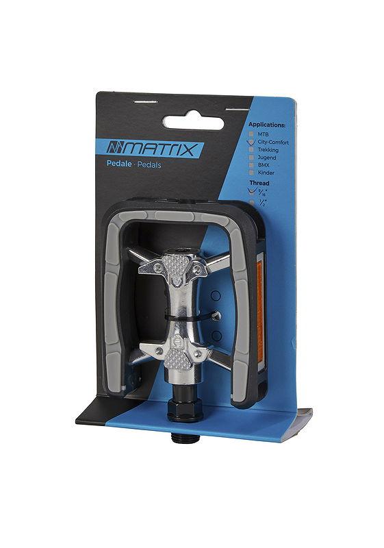 MATRIX Trekking Pedal PE87 schwarz/silber  EVP
