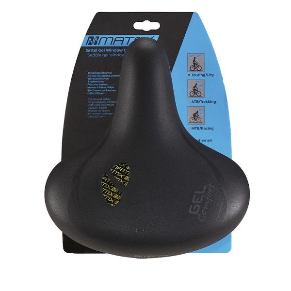 MATRIX City Sattel Gel Window Comfort Relaxed  L255 x B230 mm Unisex EVP