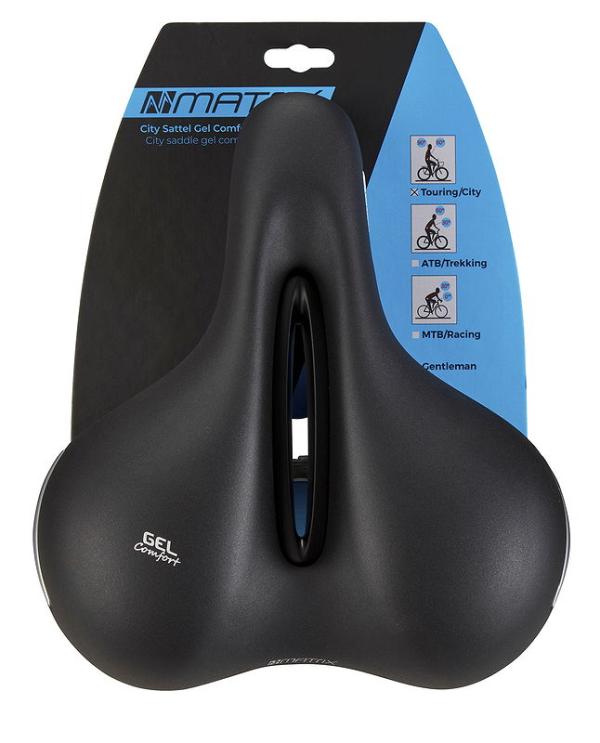 MATRIX City Sattel Gel Comfort Relaxed  L255 x B226 mm Unisex EVP