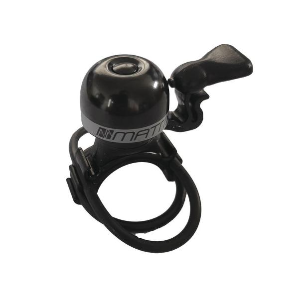 MATRIX Mini-Glocke Messing 19,2-31,8 mm schwarz/grau  SB-Verpackung