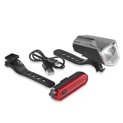 MATRIX LED Akkuleuchten Set 100 LUX BLS 1000 mit Bremslichtfunktion schwarz Produktbild 1