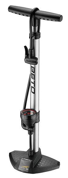 MATRIX Standpumpe Alu mit Manometer SP60 silber/schwarz 16 bar / 230 PSI  EVP