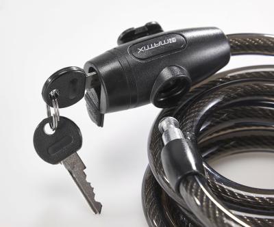 MATRIX Spiralkabelschloss SPS 1800 12 mm schwarz 180 cm EVP Produktbild 2
