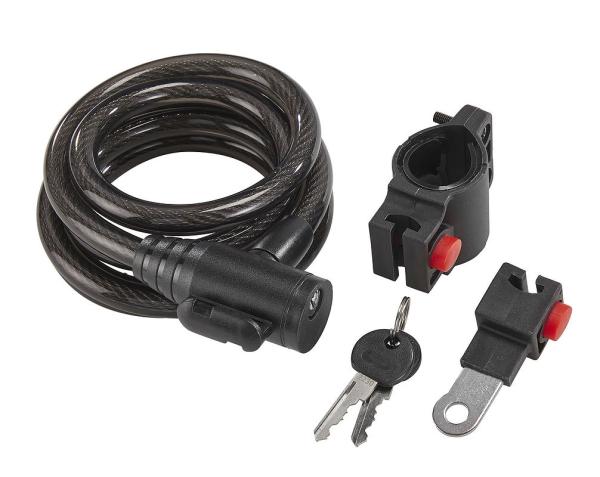 MATRIX Spiralkabelschloss SPS 1810 12 mm schwarz 180 cm EVP