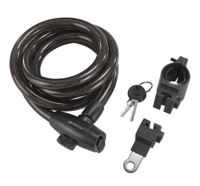 MATRIX Spiralkabelschloss SPS 1820 15 mm schwarz 180 cm EVP Produktbild 2