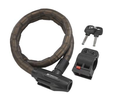 MATRIX Panzerkabelschloss PAS 1000 18 mm rauch-schwarz 100 cm EVP Produktbild 1