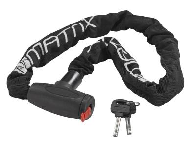 MATRIX Kettenschloss KES 903 8 mm schwarz 90 cm Produktbild 1