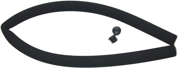 ergotec Lenkerüberzug Milano schwarz 1000 mm