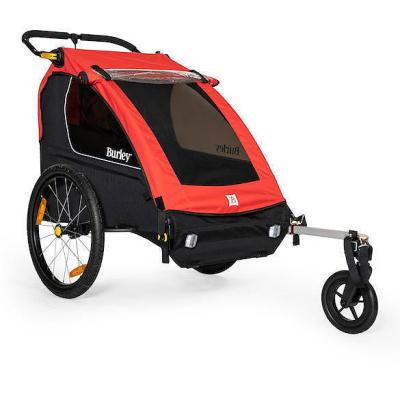 Burley Kinderanhänger Honey Bee 2 Sitzer rot/schwarz Produktbild 1