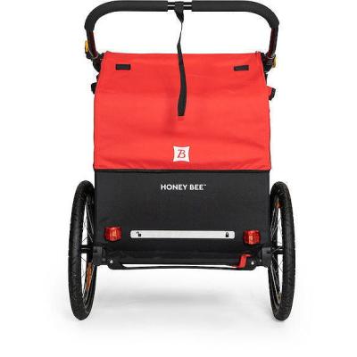 Burley Kinderanhänger Honey Bee 2 Sitzer rot/schwarz Produktbild 2