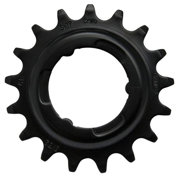 KMC Steckzahnkranz gekröpft für Shimano/Sram schwarz  1/2" x 3/32"  17 Zähne