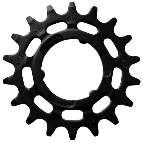 KMC Steckzahnkranz gekröpft für Shimano/Sram schwarz  1/2" x 3/32"  19 Zähne
