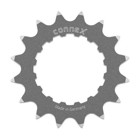 Connex Ritzel für Bosch Gen 2 silber  1/2" x 3/32"+1/2" x 11/128"  16 Zähne