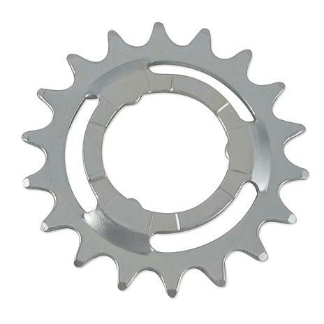 Esjot Steckzahnkranz gekr&ouml;pft f&uuml;r Shimano/Sram silber (verzinkt)  1/2" x 3/32", gekr&ouml;pft  24 Z&auml;hn