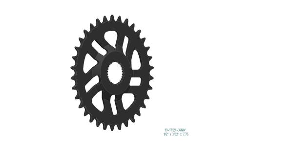 Esjot Kettenblatt f&uuml;r Bosch Gen 4 Narrow Wide 1/2" x 3/32"+1/2"x11/128" 42 Z&auml;hne