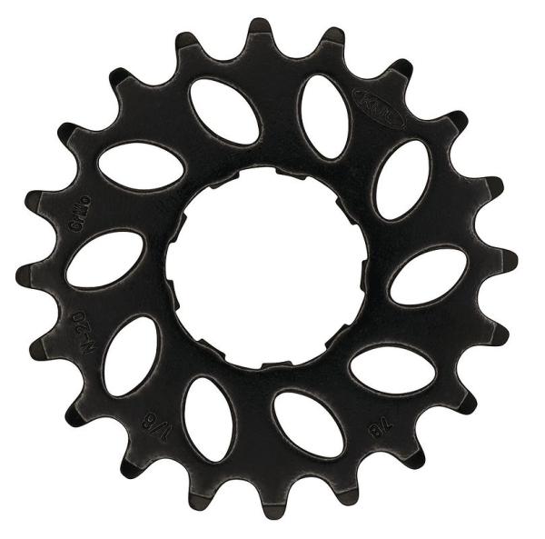 KMC Ritzel flach für Enviolo schwarz  1/2" x 1/8"  20 Zähne
