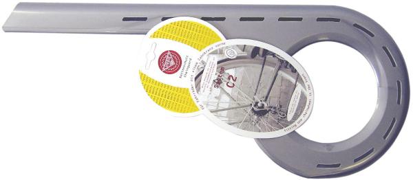 Hebie Kettenschutz für 26" - 28" / 44-48 Zähne silber 0380 E2