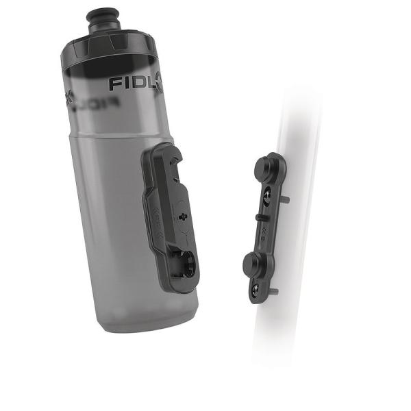 FIDLOCK Trinkflaschen Set TWIST inkl. bike base transparent schwarz 0,60 L