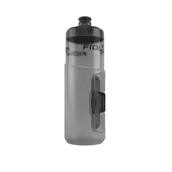 FIDLOCK Trinkflasche TWIST bottle 600 transparent schwarz 0,60 L