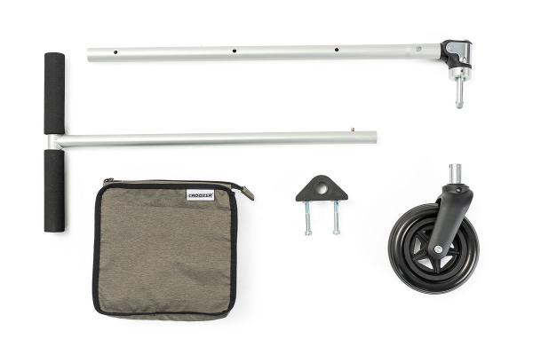 CROOZER Bollerwagen-Set Cargo für Cargo Modelle silber/schwarz