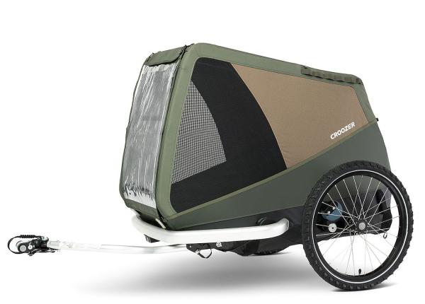 CROOZER Hundeanhänger Dog Mikke moss green