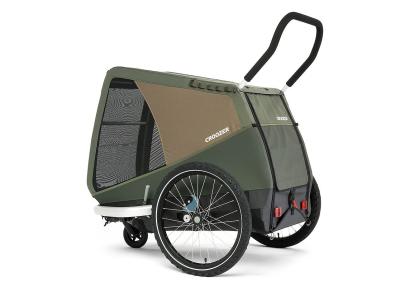 CROOZER Hundeanhänger Dog Mikke moss green Produktbild 3
