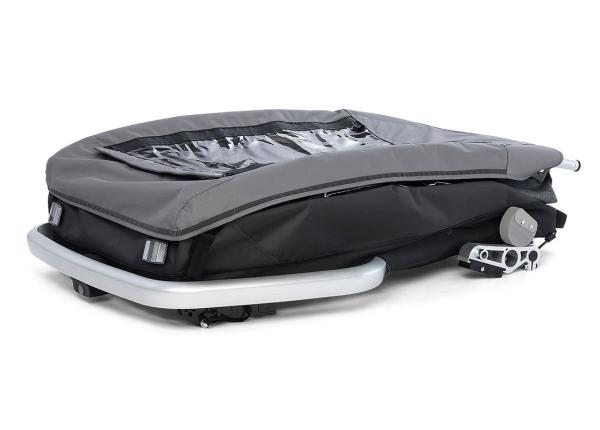 CROOZER Kinderanhänger Kid Keeke 2 1-2 Sitzer mountain grey