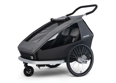 CROOZER Kinderanhänger Kid Keeke 2 1-2 Sitzer mountain grey Produktbild 1