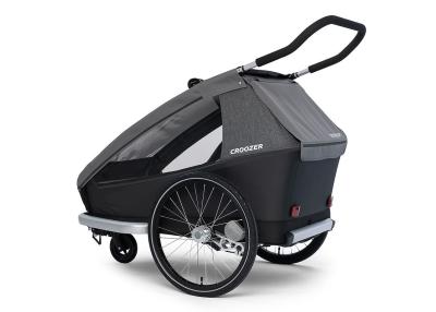 CROOZER Kinderanhänger Kid Keeke 2 1-2 Sitzer mountain grey Produktbild 2