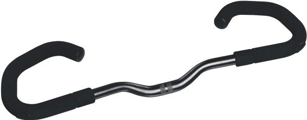 ergotec City-/Trekking Lenkerbügel AHS Basic Comf. 600 mm schwarz sand. 12°/0° 25 mm 25,4 mm