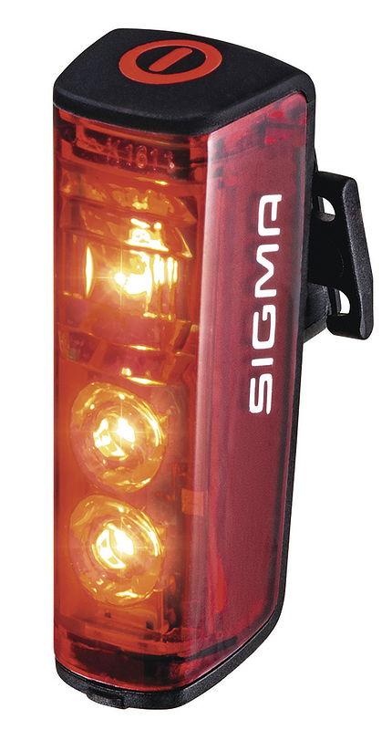 SIGMA LED Akkurücklicht Blaze mit Bremslicht schwarz