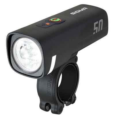 SIGMA LED Akkufrontleuchte AURA 50 schwarz Produktbild 2