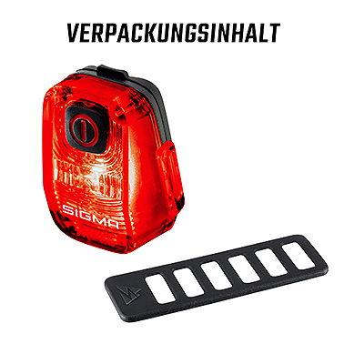 SIGMA LED Akkurücklicht HIRO 10 schwarz Produktbild 1