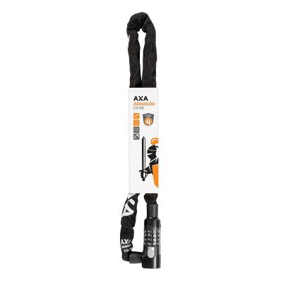 AXA Zahlen-Kettenschloss Absolute Code 5 mm schwarz 90 cm Produktbild 4