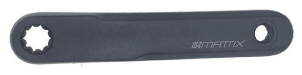 MATRIX Kurbelarmsatz Alu Bosch Gen 3 schwarz 165 mm  Montageverpackung