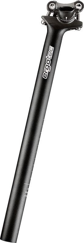 ergotec Patentsattelstütze Alu Skalar 27,2 mm schwarz-sandgestrahlt 400 mm